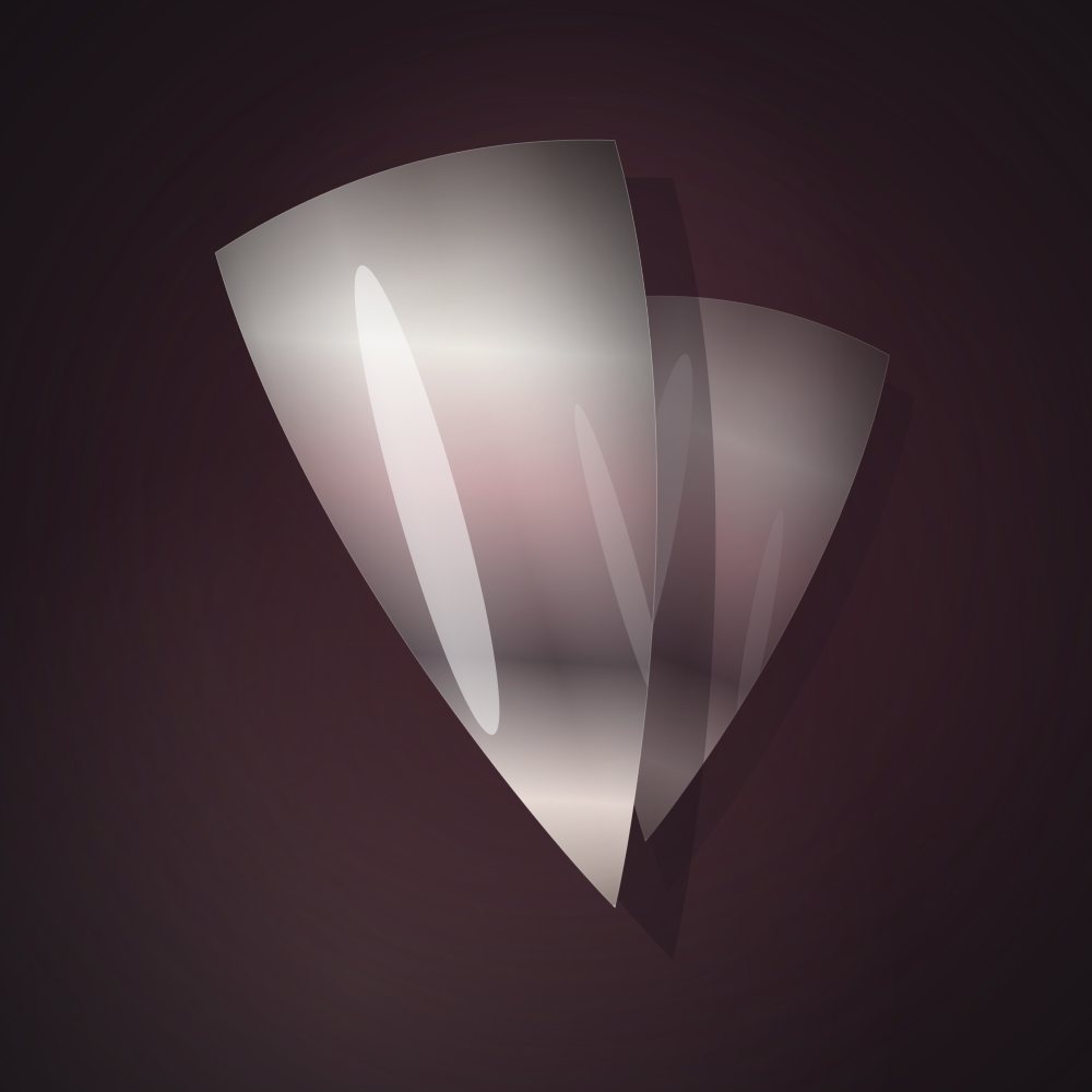 Chrome finish, stiletto shape