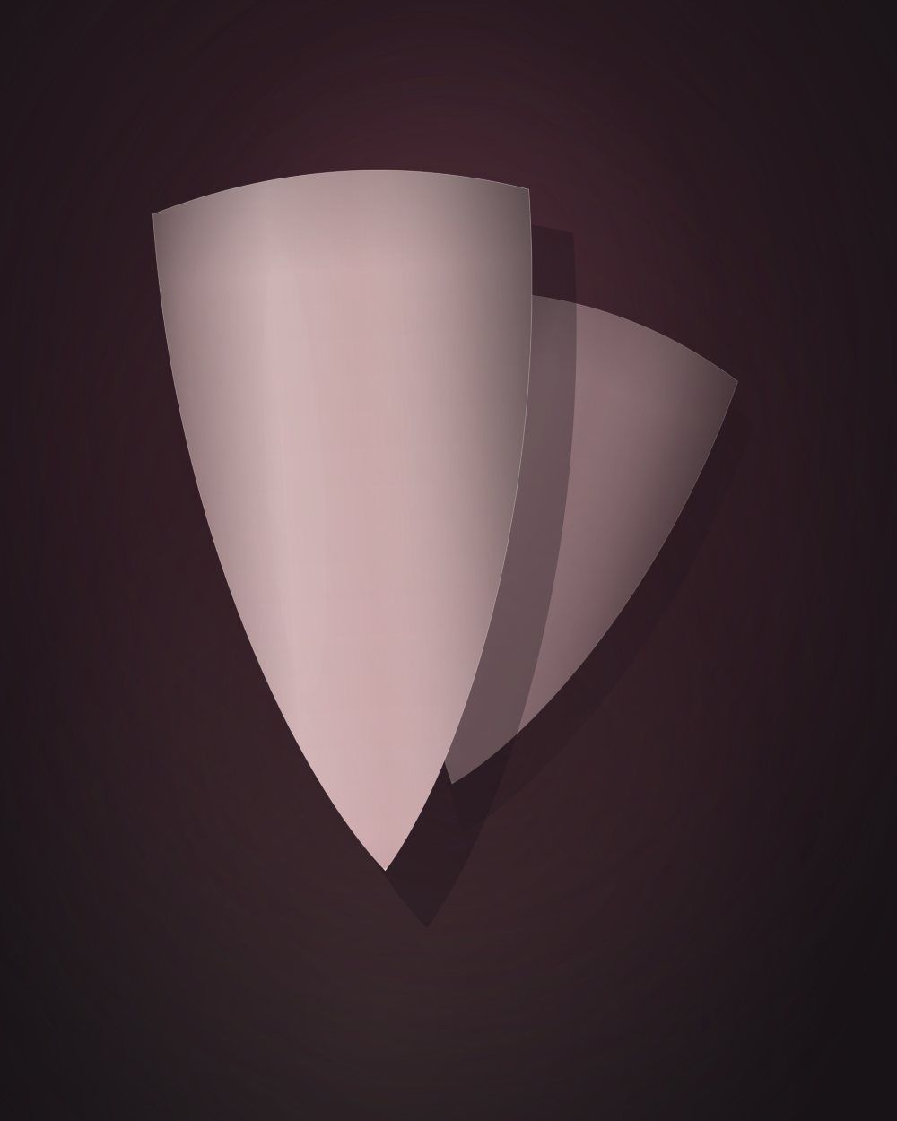 Dipping powder, almond shape