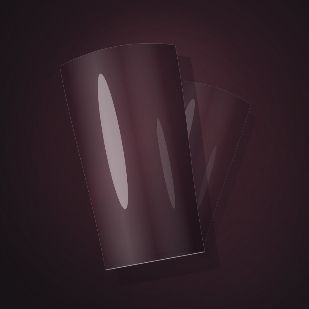 Deep wine gel polish, square shape