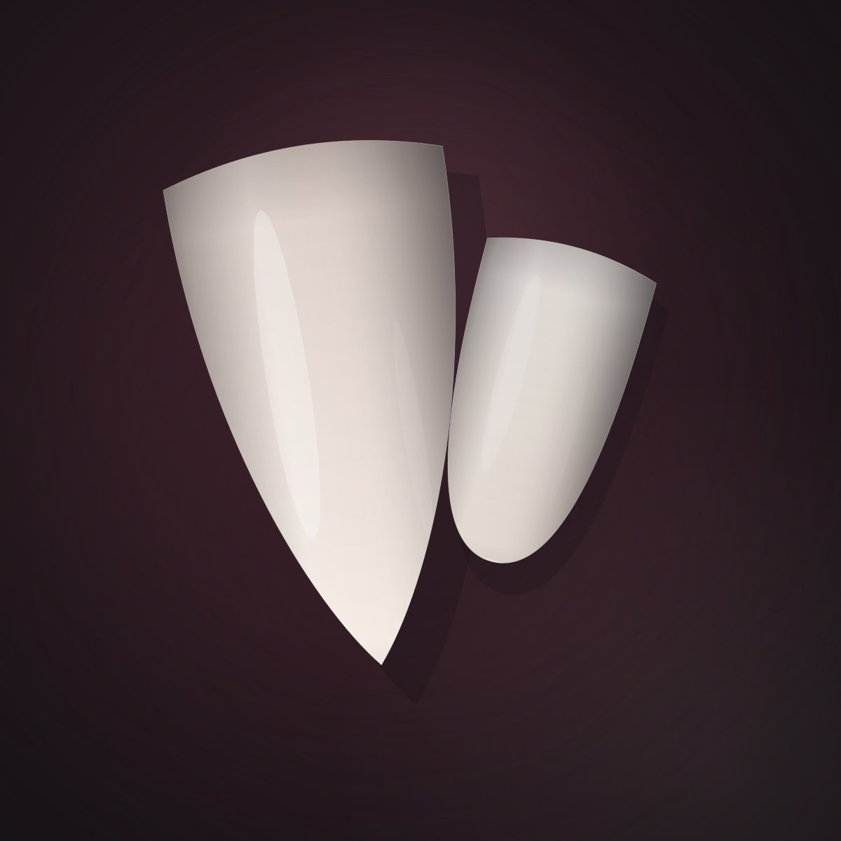 Almond nail tip in a soft translucent BIAB builder gel finish over a natural nail bed